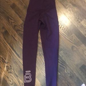 High waisted leggings with Barre3 logo